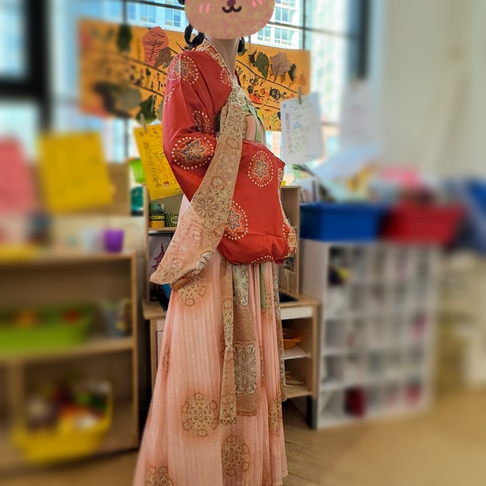 Elegant Red and Pink Embroidered Lehenga
